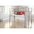 thumbnail image 6 of Bestar Pro-Biz 2 Person Melamine/Metal Workstation in White and Red, 6 of 7