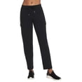 thumbnail image 1 of Pantalones cargo Skechers Go Walk sin cordones para mujer, negro atrevido, 1 of 3