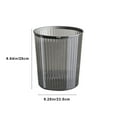 thumbnail image 3 of Transparent Trash Can for Home, Kitchen & Office, Large Capacity Waste Bin with Pressure Ring, Practical Storage Container for Bathroom, Living Room, Versatile Design for Easy Use, 3 of 6