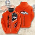 thumbnail image 2 of NFL Football Denver Broncos Sudadera Con Capucha Con Estampado 3D De Bolsillo, 2 of 6
