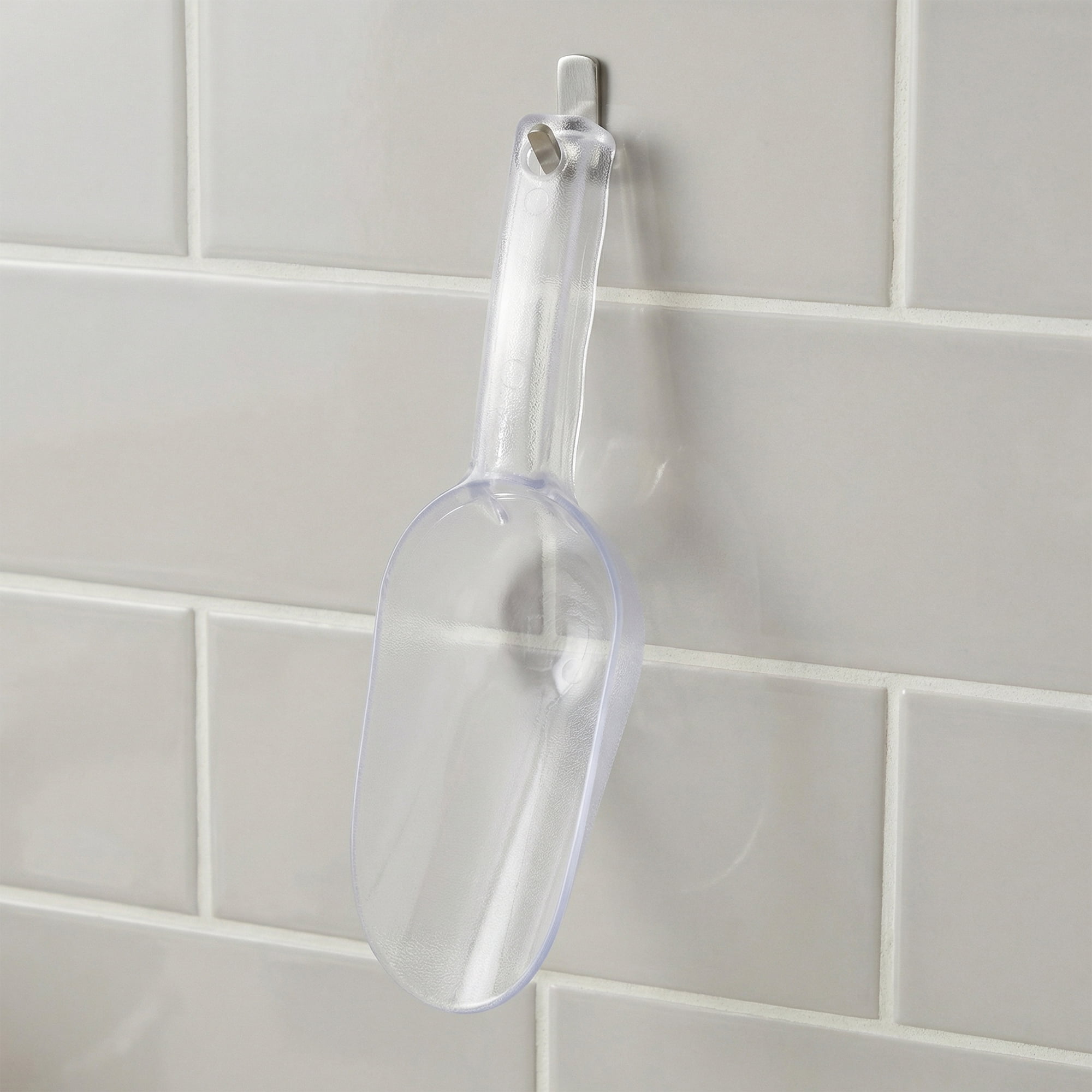 Unique Bargains Easy Clean Plastic Candy Buffet Ice Shovel Clear-1PCS 10.2*2.9inch
