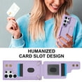 thumbnail image 6 of for Samsung Galaxy S25 Ultra Case with Card Holder Crossbody Lanyard Strap Leather Wallet Case with Magnetic Clasp Kickstand Heavy Duty Protective Back Flip Phone Cover for Women,Purple, 6 of 8