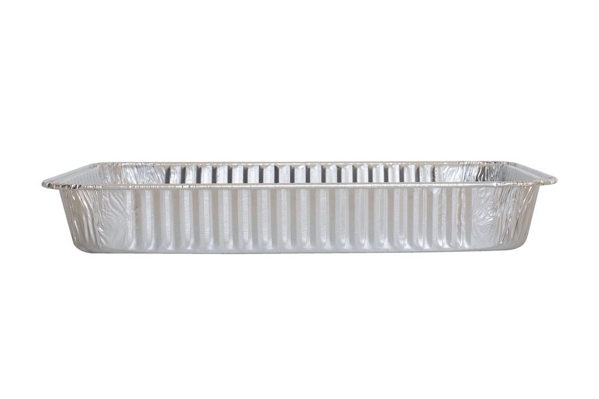 Fancy Panz - Dress up your foil pan, includes foil pan. BPA-free. Perfect for potlucks, tailgating, parties, and holidays, Fits a 13x9x2 foil pan, White