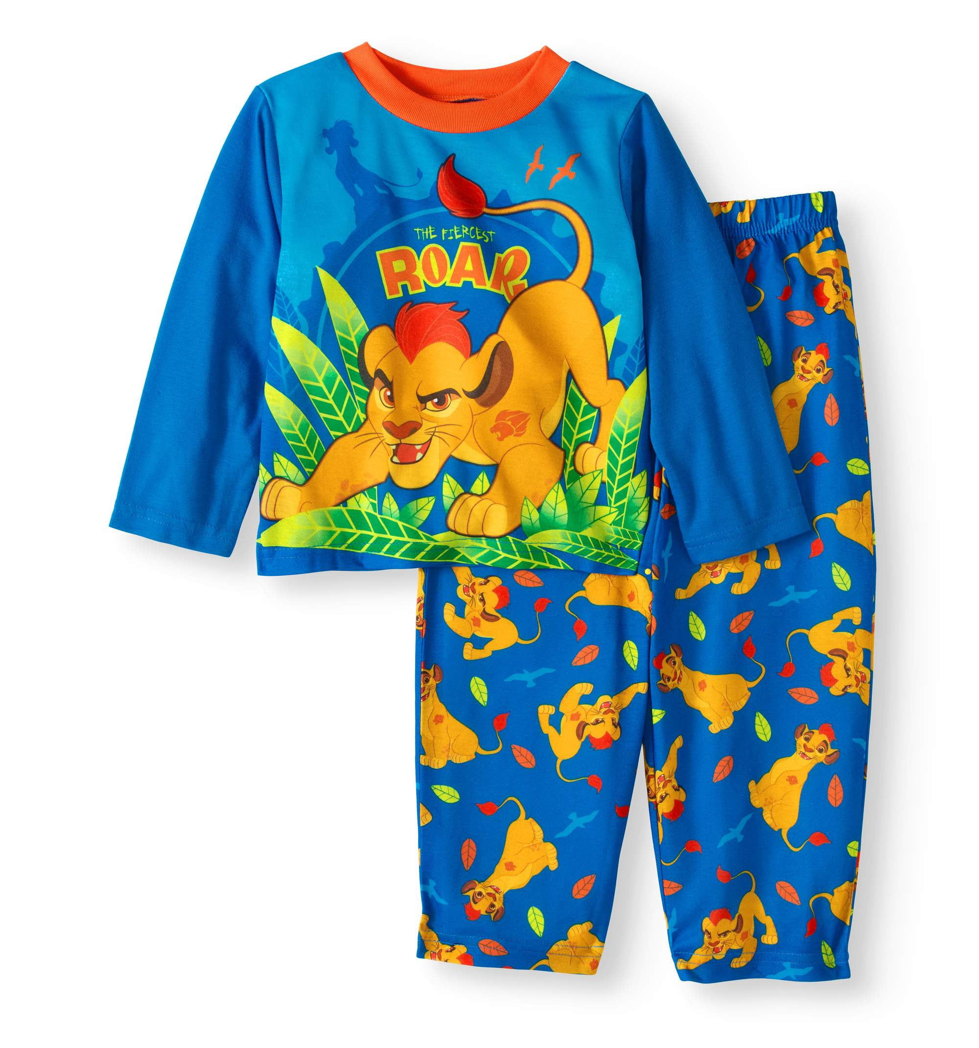 Lion Guard Toddler Boys' Long Sleeve Top With Pants 2Piece Pajama Set