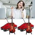 thumbnail image 3 of ZHXXCUM Mini Musical Instrument Replica Model Handmade Display Accessory, 3 of 8