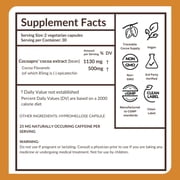 CocoaVia Cocoa Flavanols 500mg – Heart & Brain Support Supplement, High Flavanol Cocoa, Blood Circulation & Memory Booster, Nitric Oxide, Energy & Oxygen Boost, Vegan, Gluten-Free, 60 Capsules