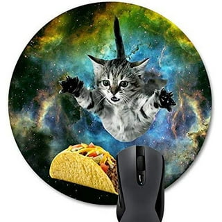 Mouse pad Walmeck - CAT-8 fofo gato imagem anti-deslizante jogo