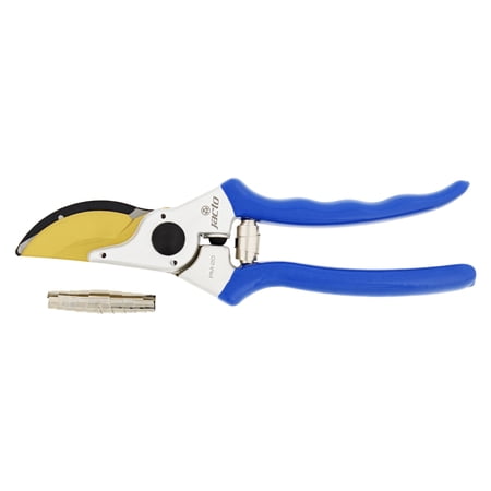 Jacto Garden Pruning Shears - 8.2in Titanium Coated Bypass Hand Pruner Clipper