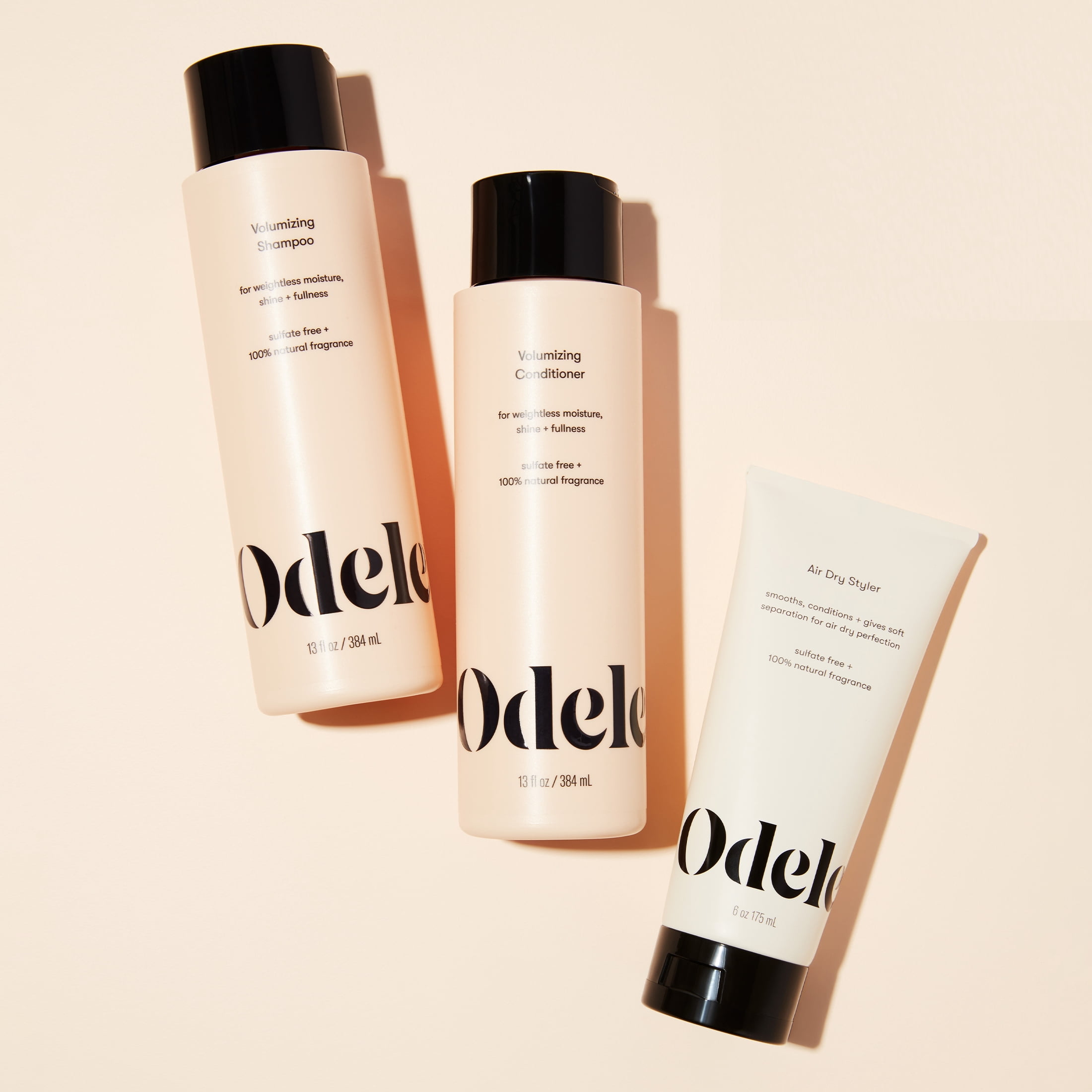 (6 pack) Odele Air Dry Styler for Light Moisture + Definition, 100% Natural Fragrance, 6 oz