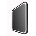 thumbnail image 2 of Vanity Art 24" x 31.5" Large LED Lighted Bathroom Vanity Wall Mirror with Touch Sensor | Modern Rounded Corner Shape Wall Mounted Makeup Mirror with Adjustable LED Light for Over Sink Bedroom VA27F-B, 2 of 5