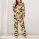 thumbnail image 2 of Fotbe Cute Squirrel with Green Leaves Conjunto de Pijama de Manga Larga para Mujer con Estampado, Ropa de Dormir de 2 Piezas, Conjunto de Casa Suave y Cómodo con Bolsillos-Small, 2 of 7