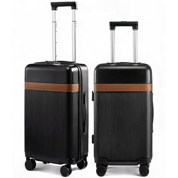 Hard Shell 22 Inch Carry On Luggage with Spinner Wheels TSA Lock and Removable Lining