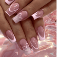 thumbnail image 4 of Short Press On Nails, Buy 2 Get 1 Free Blue Red White Fake Nails with Star Stripe Design, Glossy Square Acrylic Nails, Reusable Glue On Nails for Women Girls, Perfect for Holiday Party Daily Wear, 4 of 14