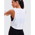 thumbnail image 3 of Remera CRZ YOGA sin mangas de algodón Pima suelta XL, 3 of 8