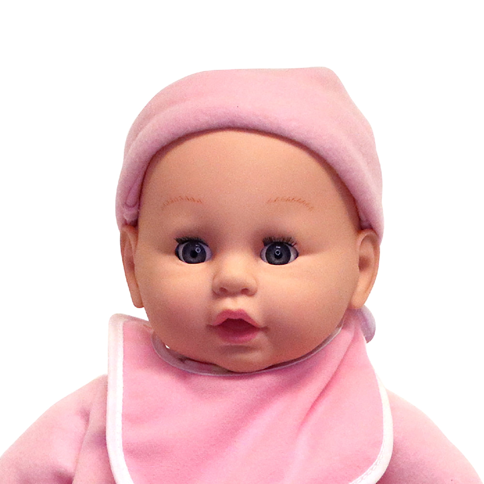 Baby's First: So Big - Striped Pajamas with Matching Baby Cap - 19" Baby Doll, 3pc Toy Care Accessories, Sleepy Time Eyes, Soft & Cuddly, Toddlers-Kids 2 years & UP