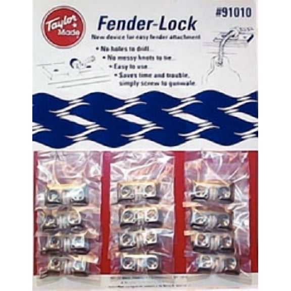 Taylor Made 91010 Fender Lock Display - Set of 12 Fender Locks