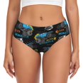 thumbnail image 1 of Fotbe Cool Off-Road Vehicle Calzones Estampados para Mujer – Ropa Interior de Algodón, Cómoda, Suave y Elástica-Small, 1 of 6
