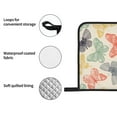 thumbnail image 4 of Daiia Butterfly Pattern Oven Mitts and Pot Holders 4 pcs Set,High Heat Resistant 500 Degree Extra Thicken Long Kitchen Cotton Oven Glove, 4 of 6