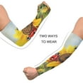 thumbnail image 4 of ALAZA Ladybugs on Sunflowers Daisy UV Sun Protection Arm Sleeves UPF 50+ Compression Cooling Sleeve 1 Pair, 4 of 7