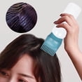 thumbnail image 1 of Botella de peine de de 120ml/herramienta de peluquería permanente con escala graduada botella vacía para apretar/peine de tinte para el cabello Verde Macarena Peine de tinte para el cabello, 1 of 8