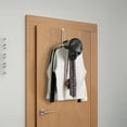 thumbnail image 3 of Sorbus Over Door Drying Rack Organizer, Foldable Heavy-Duty, 6 Anti-Slip Hooks, White, 3 of 8
