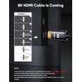 thumbnail image 2 of Cable HDMI Snowkids 8K 2.1 3 m, paquete de 2 unidades, 48 Gbps, 4K Ultra HD, negro, 2 of 9