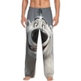 thumbnail image 1 of Balery Smiling Polar Bear Pantalones de pijama para hombre, pijama ultraligero, pantalón de descanso-Medium, 1 of 6