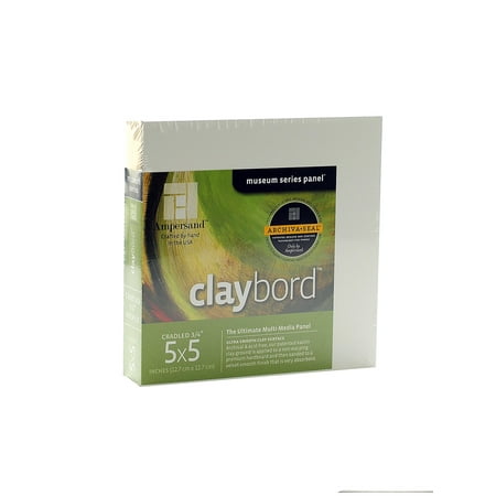 UPC: 0804551995835 | Cradled Claybord 5 in. x 5 in. 3/4 in. each (pack of 2)