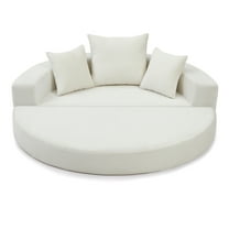 Modern Convertible Sofa Bed Sleeper Futon Couch Floor Lounge Loveseat With Pillows For Living Room Office Apartment