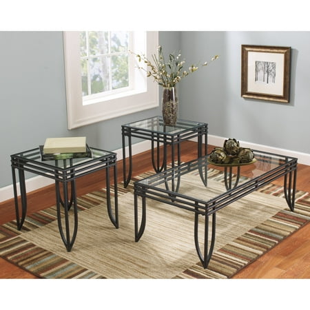 Signature Design By Ashley Exeter 3 Piece Coffee Table Set Signature Design By Ashley Exeter 3 Piece Coffee Table Set