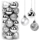 thumbnail image 1 of Bienvenido Bolas de Navidad Decoraciones para Árboles, Bolas de Navidad para Árboles, Bolas Decorativas de Navidad, Bolas Decorativas Mate y Brillantes, Bolas Decorativas Festivas para Árboles, 24, 1 of 4