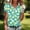004 Green, variant on Polo Shirts for Women Summer Short Sleeve Quarter Zip Pullover Business Casual Golf Shirt for Sports