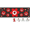 Ladybug Fancy Giant Banner w/Stickers, 2PK