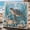 D#Ocean Theme Pearl Art DIY Kit, variant on Ocean Theme Pearl Art 3D Diamond Painting Kit, Sparkling Coastal Sea Life Wall Art, Adult Craft Hobby and Stress Relief Project for Home Office and Living Space