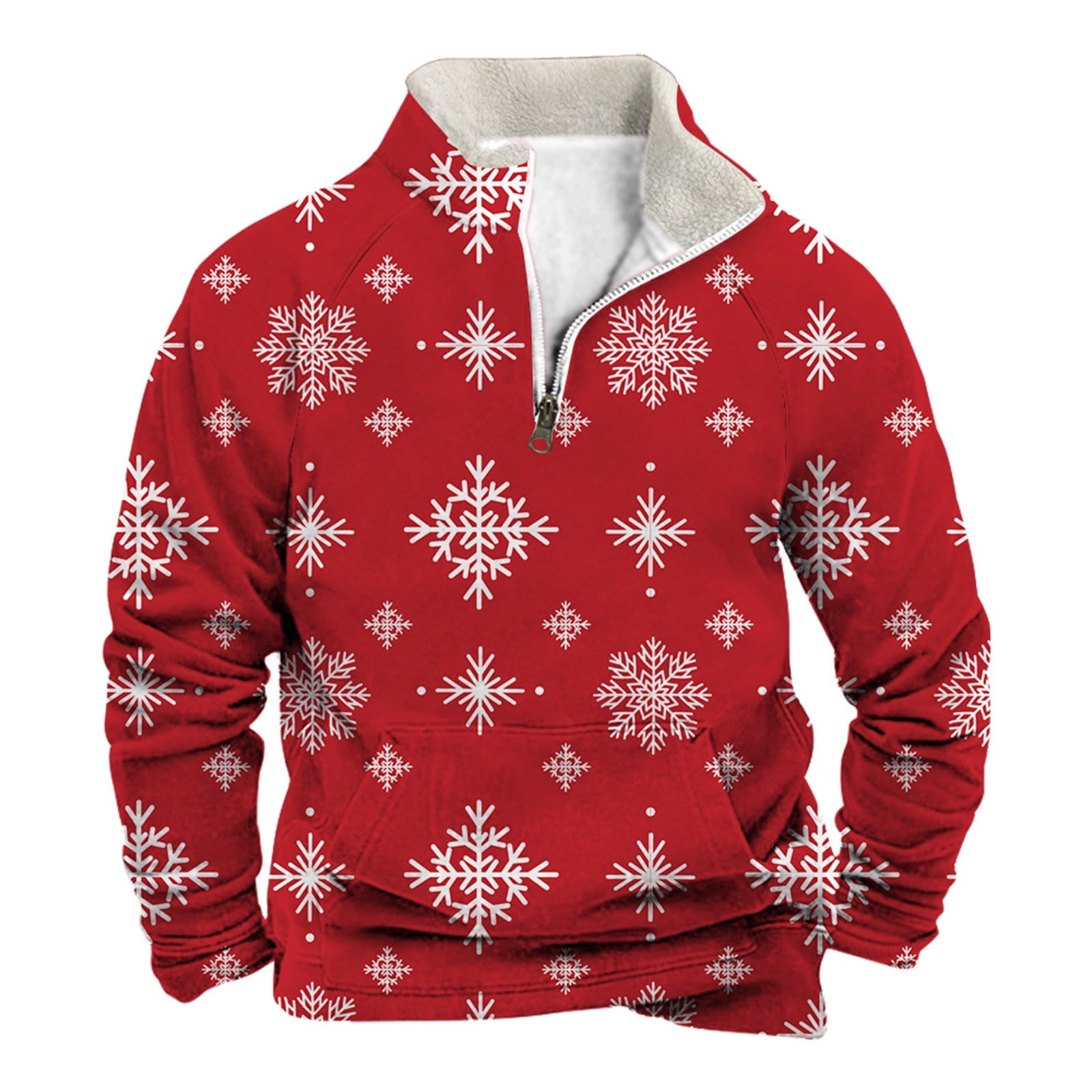 Casual Plaid Snowflakes Candy Weave Contrast O Neck Sweaters Casual Plaid Snowflakes Candy Weave Contrast O Neck Sweaters
