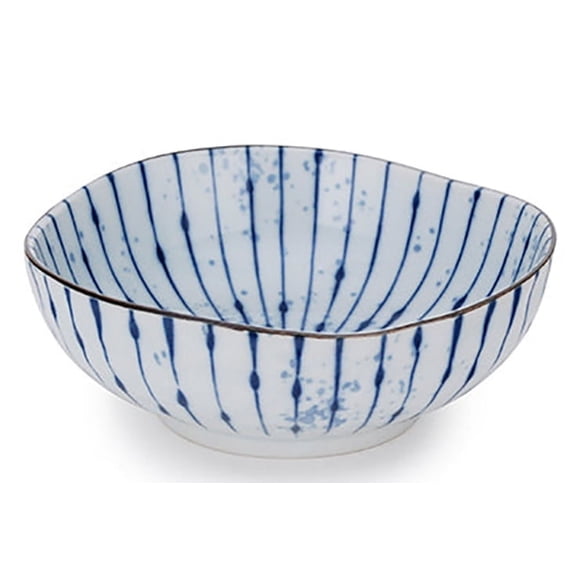 Pack Of 6 Fubuki Tokusa Made In Japan Round Flair Small Shallow Bowls 11oz