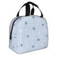 thumbnail image 3 of Blueberry Floral Lunch Bag Thick Aluminum Foil Tote Cooler for Women Office Picnic Gift, 3 of 6