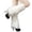 stag126-White, variant on BRICH Fuzzy Leg Warmers for Women Heels Long Boots Cover Has Elasticity One Pair Boot Cover 40CM
