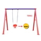 thumbnail image 5 of Respaldo alto para columpios para niños pequeños, reemplazo de asiento de columpio para patio trasero de juegos Amarillo, 5 of 7