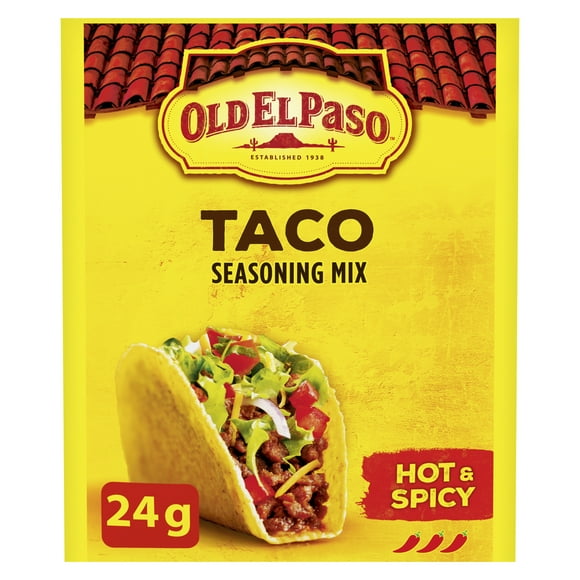 Old El Paso Taco Seasoning Mix Hot & Spicy, 24 g