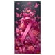 thumbnail image 2 of Tapiz Decorativo para Puerta con Lazo Rosa para La Concientización Sobre El Cáncer de Mama | Material: Poliéster | Color: Rosa | 90 X 180 Cm | Ligero y Resistente | Reutilizable y Lavable | 1 Unidad, 2 of 6