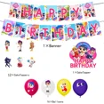 thumbnail image 2 of Vajilla para fiesta de cumpleaños True and the Rainbow Kingdom, pancarta para pastel, bandera desechable para colgar, globos True, decoración de cumpleaños, 2 of 2