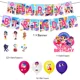 thumbnail image 2 of Vajilla para fiesta de cumpleaños True and the Rainbow Kingdom, pancarta para pastel, bandera desechable para colgar, globos True, decoración de cumpleaños, 2 of 2