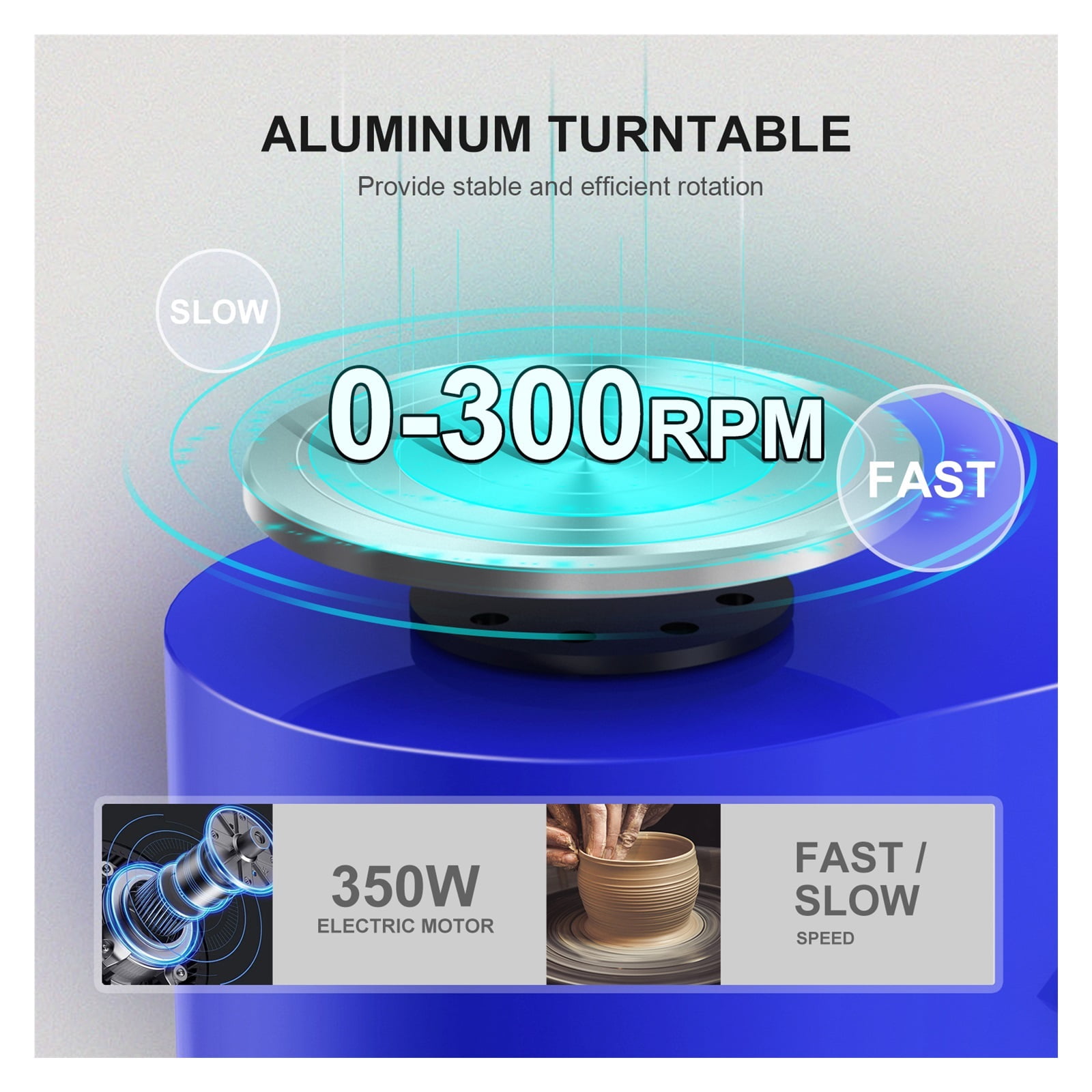 350W 25cm Brushless Electric Pottery Wheel Machine For Student Amateur Electric Pottery Wheel Ceic Shaping Tool With Pedal
