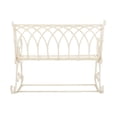 thumbnail image 5 of Safavieh Ressi Adult Metal Rocking Outdoor Benches White, 5 of 9