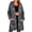 *Gray, variant on Women's Waterproof Lightweight Rain Jacket , Outdoor Hooded Rain Coats For Women , Ladies' Long Length Zip Up Windbreaker with Pockets,Light Blue,S-2XL