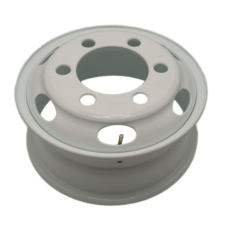 Velospinner White Steel Wheel 16x6 for ISUZU NPR NPR-HD NQR