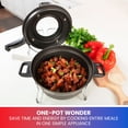 thumbnail image 4 of Total Chef Czech Cooker Electric Oven, Classic European Multicooker, 4 of 7
