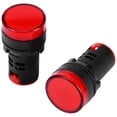 thumbnail image 1 of Indicator Light, 10Pcs  24V 22mm Thread LED Electronic Indicator  Light LED Pilot Panel Electronic Indicator  Light Indicator  Lamp, 1 of 8