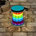 thumbnail image 5 of Portable Folding Stool With LED Light Height Adjustable Retractable, 5 of 8
